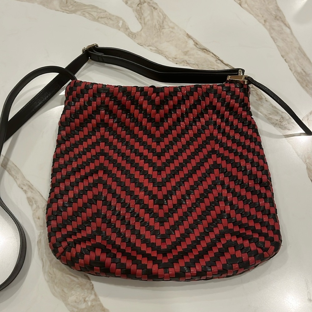 EUC Christopher Kon woven leather bag